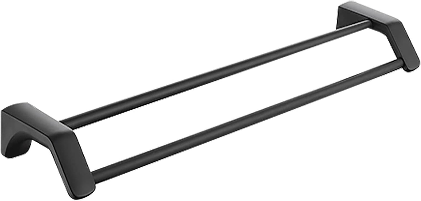 Black Thicken Sustowel Rack, Bathroom Single Pole Double Pole Towel Rack for Kitchen, Bathroom/Single Pole/30Cm The New(Single Pole,80Cm)