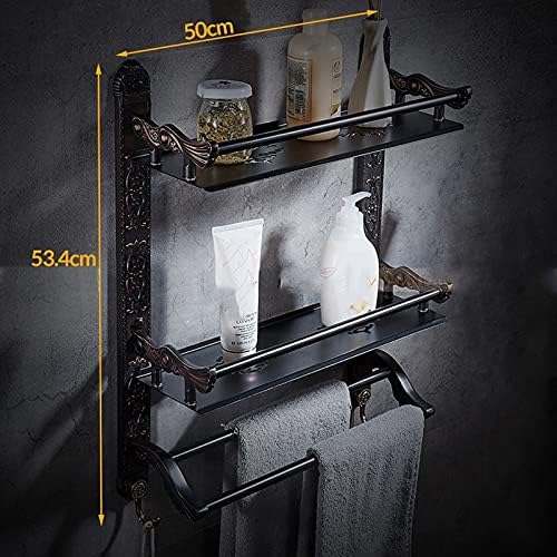 Bathroom Towel Rack Wall Mounted Towel Holder Contemporary Bathroom Series European Modern Towel/Double Shelf